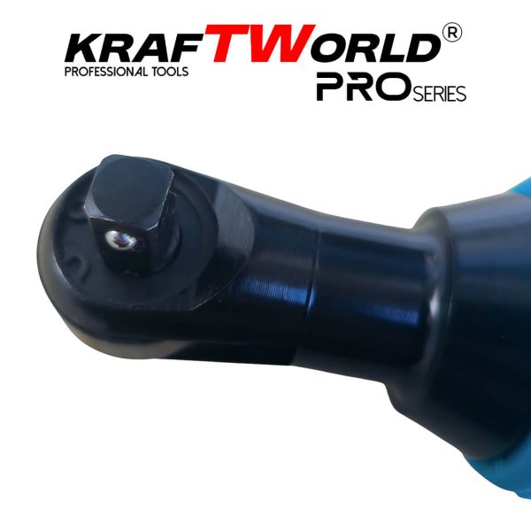 Акумулаторна ударна тресчотка 3/8″ 68Nm KraftWorld с 2 батерии12V – снимка 7