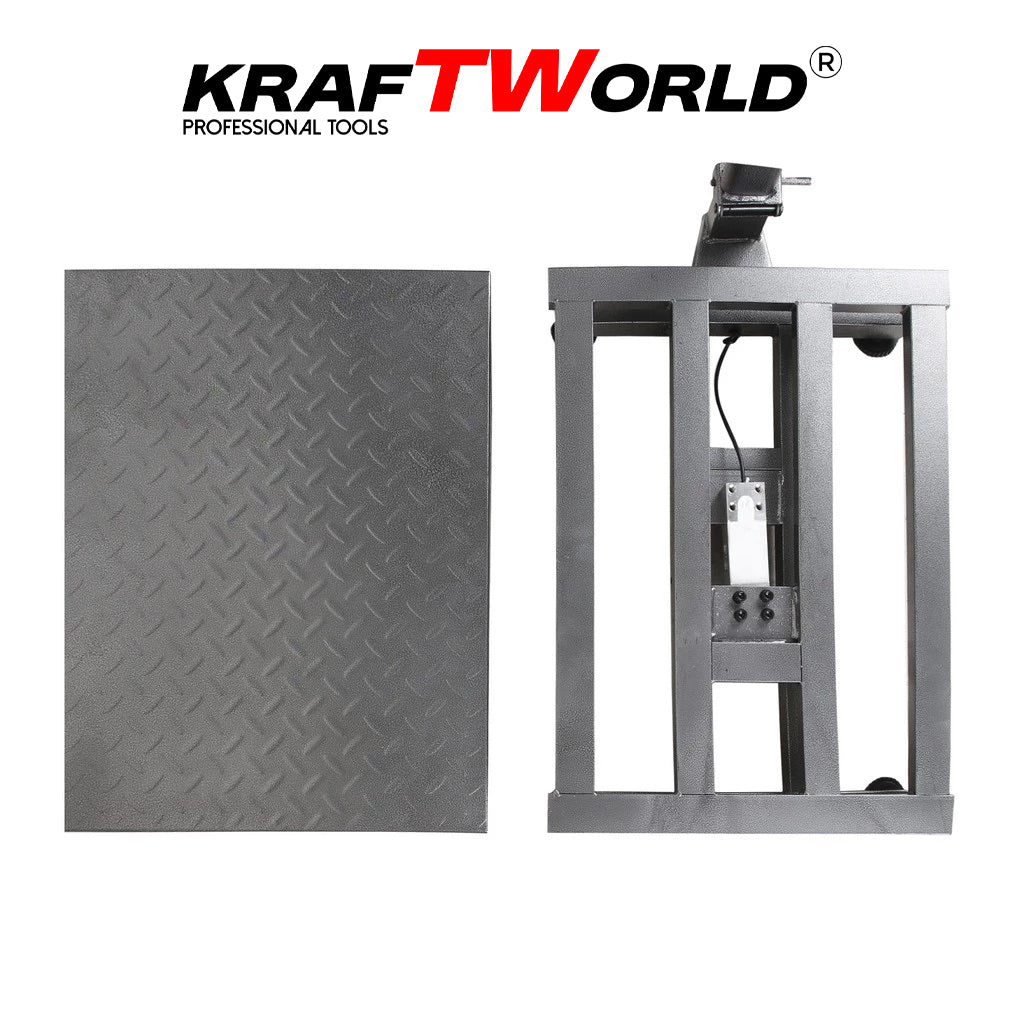 Електронен платформен кантар KraftWorld – до 1 тон, платформа 80×60см – снимка 7