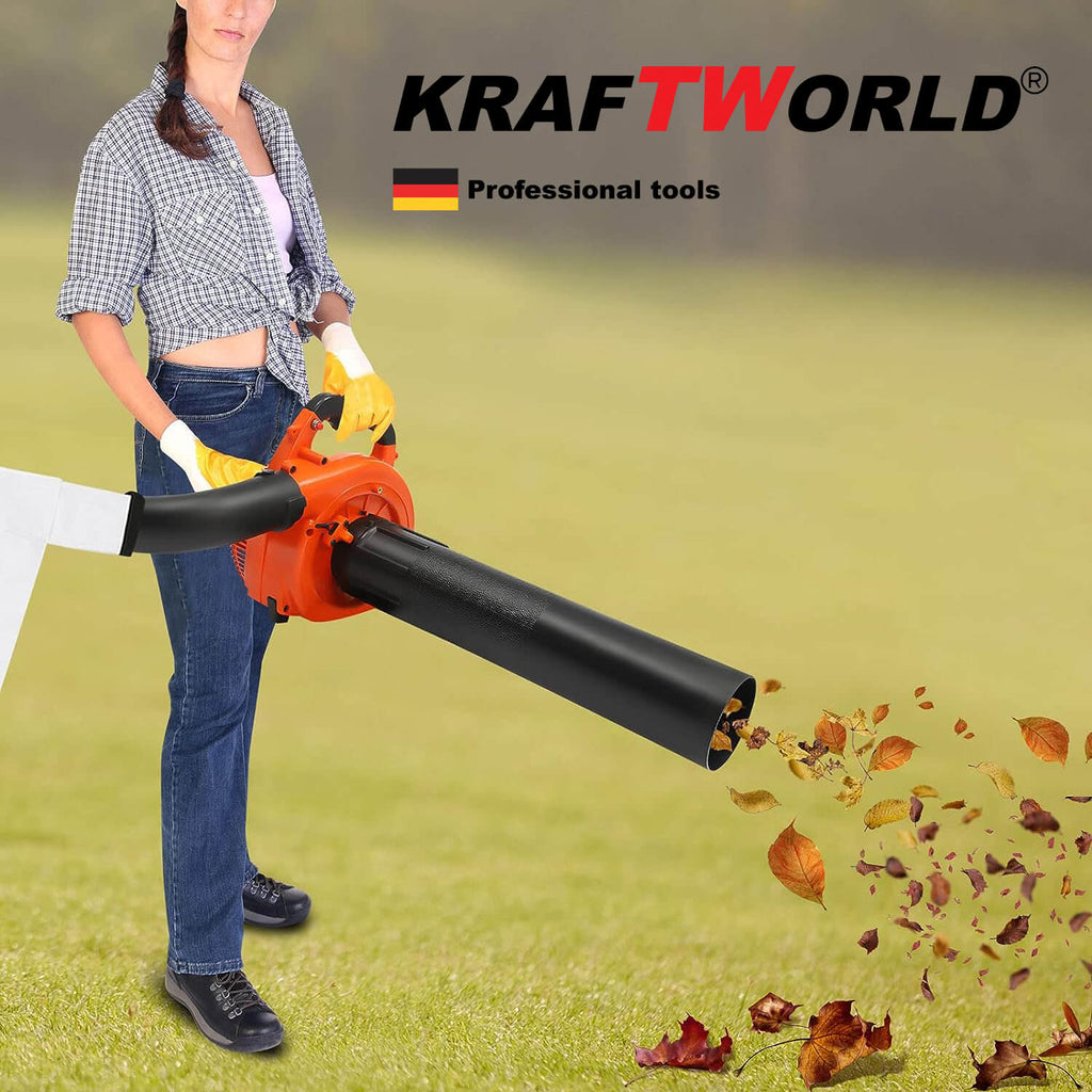 Бензинова Духалка за Листа 3в1-Листосъбрач с Торба KRAFT WORLD – снимка 3