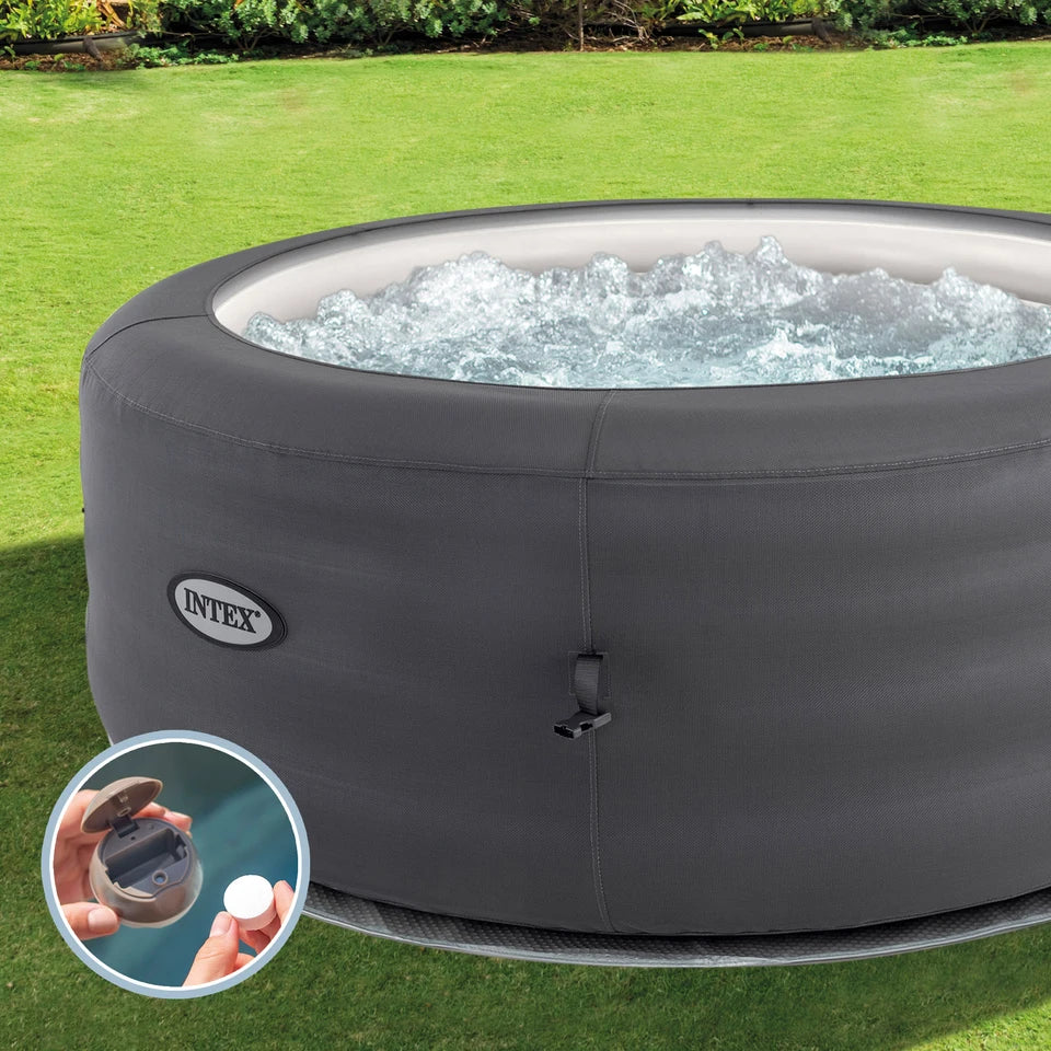Intex SimpleSpa – Надуваемо Джакузи Ø196 см за 4 души с масажна система и отопление – снимка 2