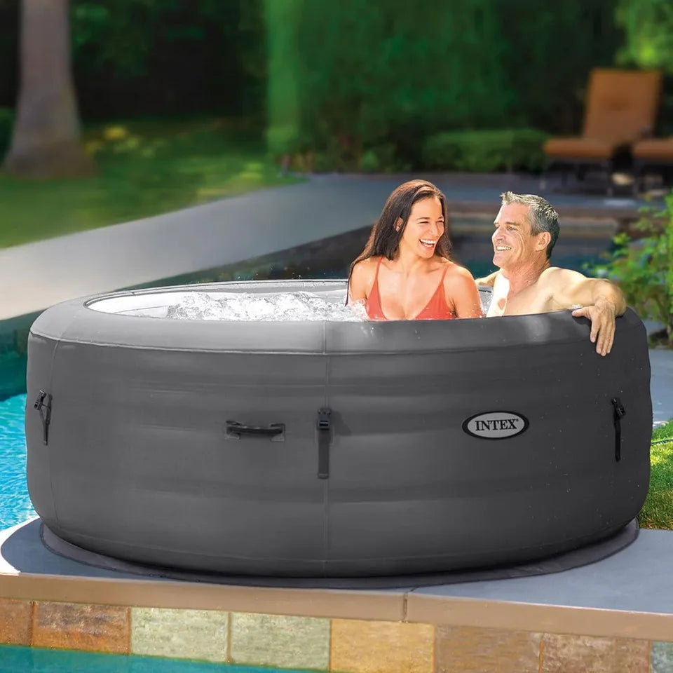 Intex SimpleSpa – Надуваемо Джакузи Ø196 см за 4 души с масажна система и отопление – снимка 6