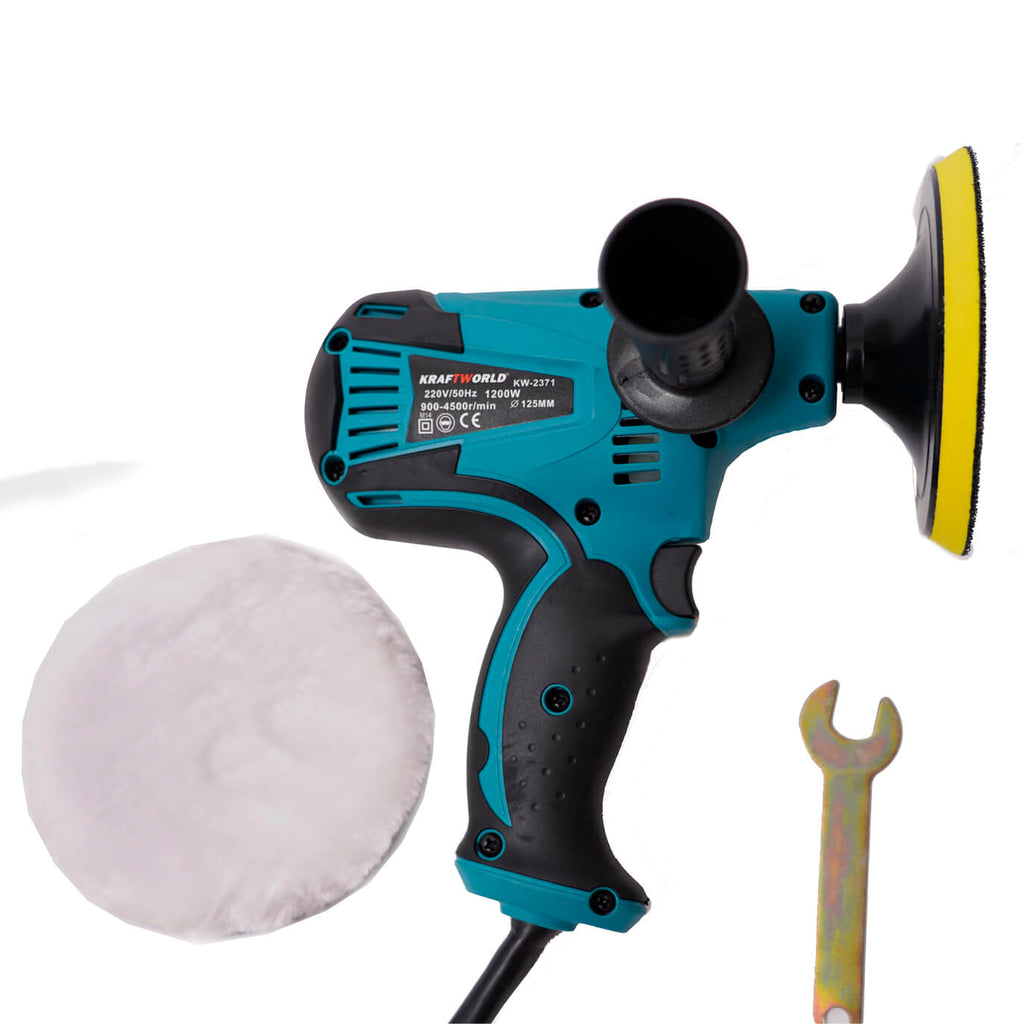 Немска Полирмашина KraftWorld 1200W, машина за полиране – снимка 2
