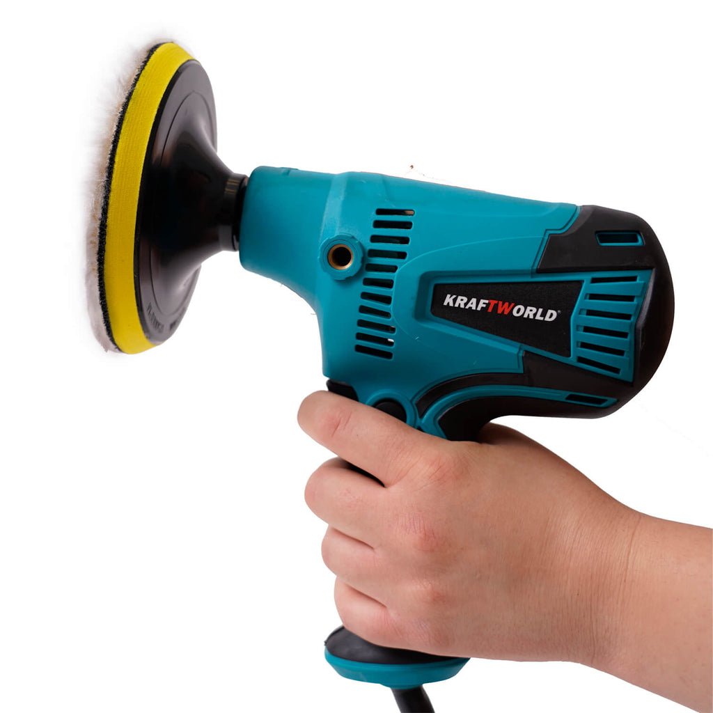 Немска Полирмашина KraftWorld 1200W, машина за полиране – снимка 5
