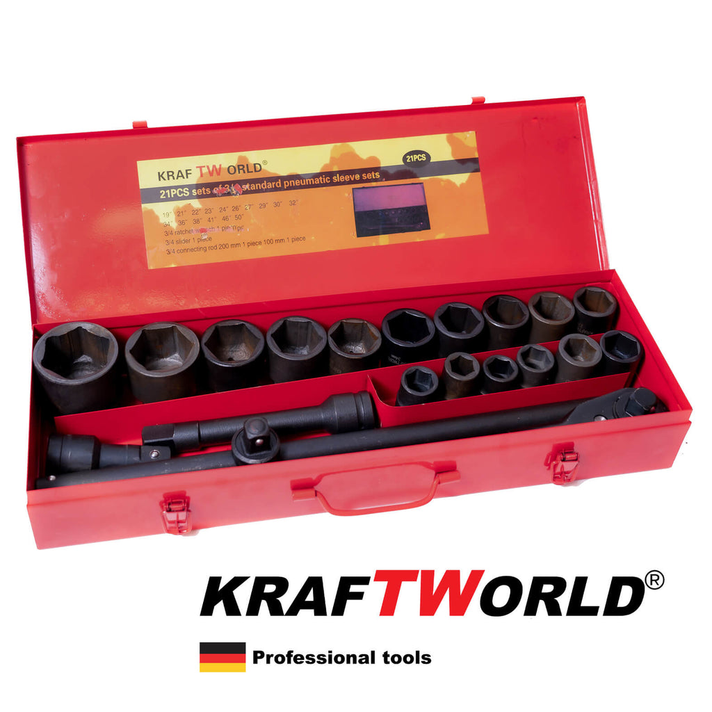 Немско Гедоре 21 части с ударни вложки KraftWorld Германия – снимка 3