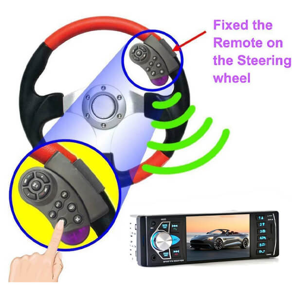 Авто Плеър MP5 4022D, 1DIN, Дисплей 4 инча, Bluetooth + Дистанционно за Волан – снимка 5