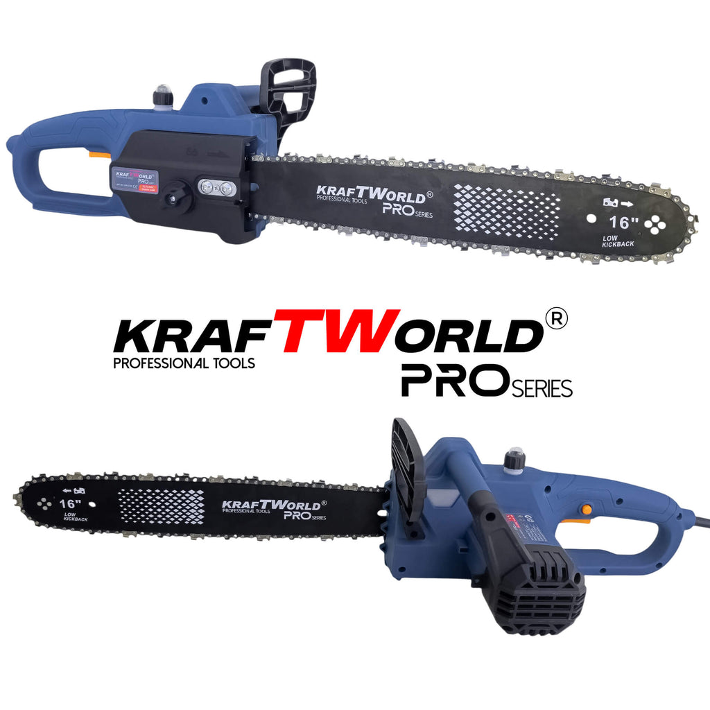 Електрическа Резачка за дърва KraftWorld 2200W – 220V, 40 см – снимка 2