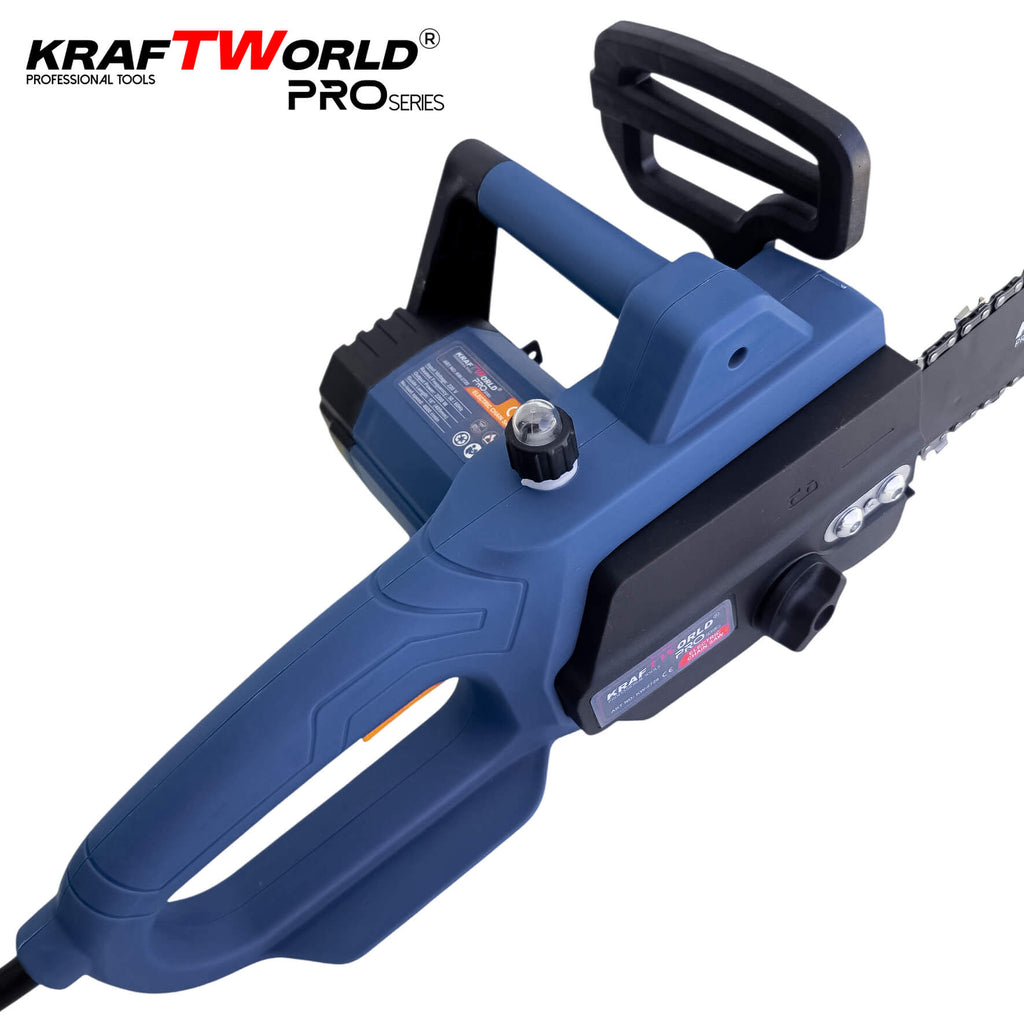 Електрическа Резачка за дърва KraftWorld 2200W – 220V, 40 см – снимка 5