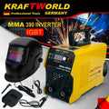 Немски Електрожен KraftWоrld 390A Инверторен + Соларна Маска за заваряване + Подарък Ръкавици