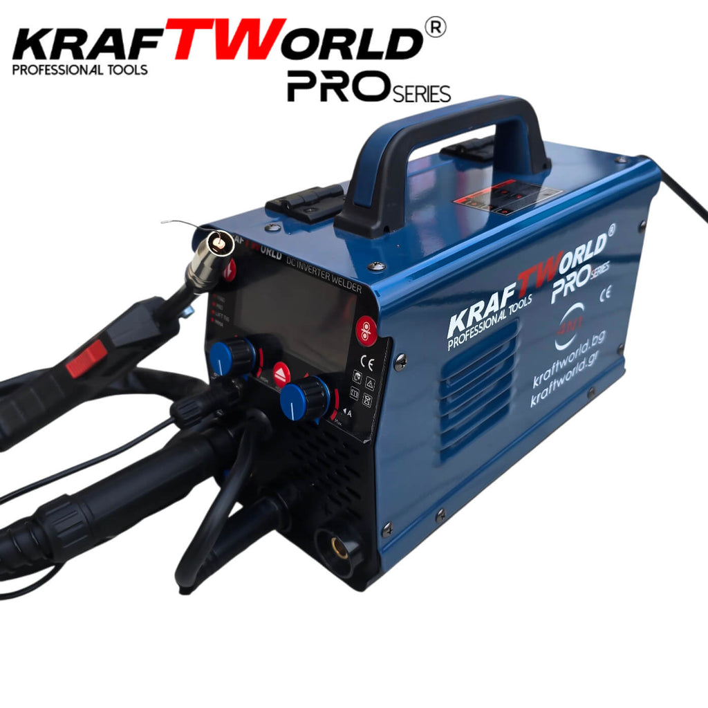 KraftWorld Инверторен Телоподаващ Електрожен 3в1 MIG/MAG/TIG 250A с газ и без газ – снимка 7