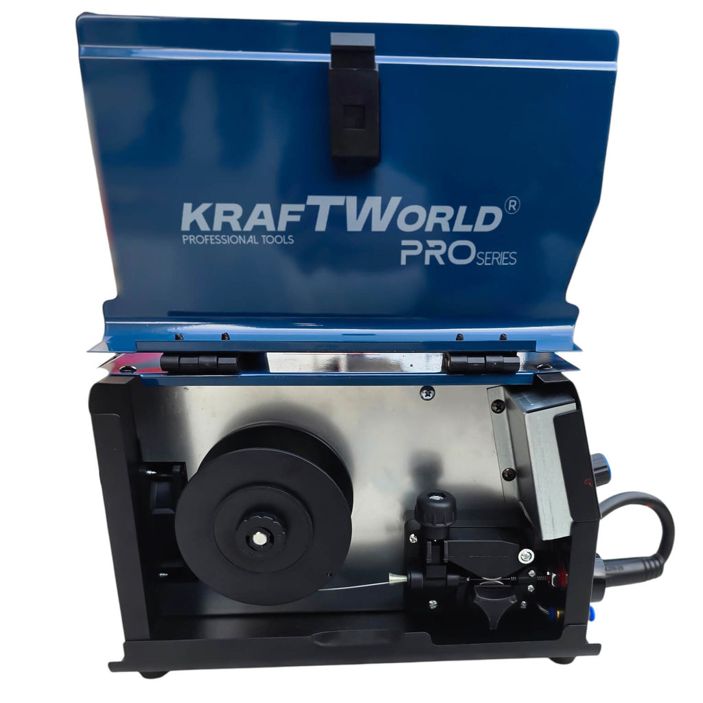 KraftWorld Инверторен Телоподаващ Електрожен 3в1 MIG/MAG/TIG 250A с газ и без газ – снимка 6