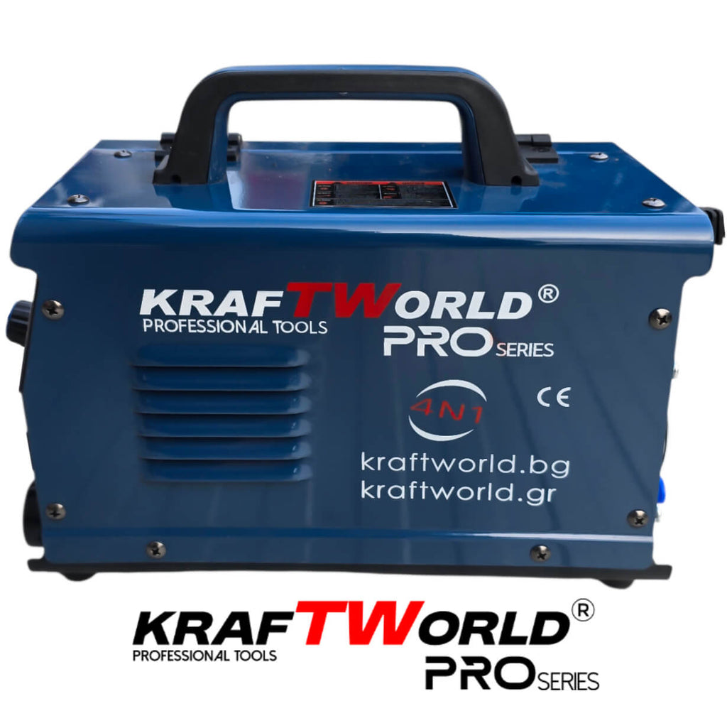 KraftWorld Инверторен Телоподаващ Електрожен 3в1 MIG/MAG/TIG 250A с газ и без газ – снимка 8