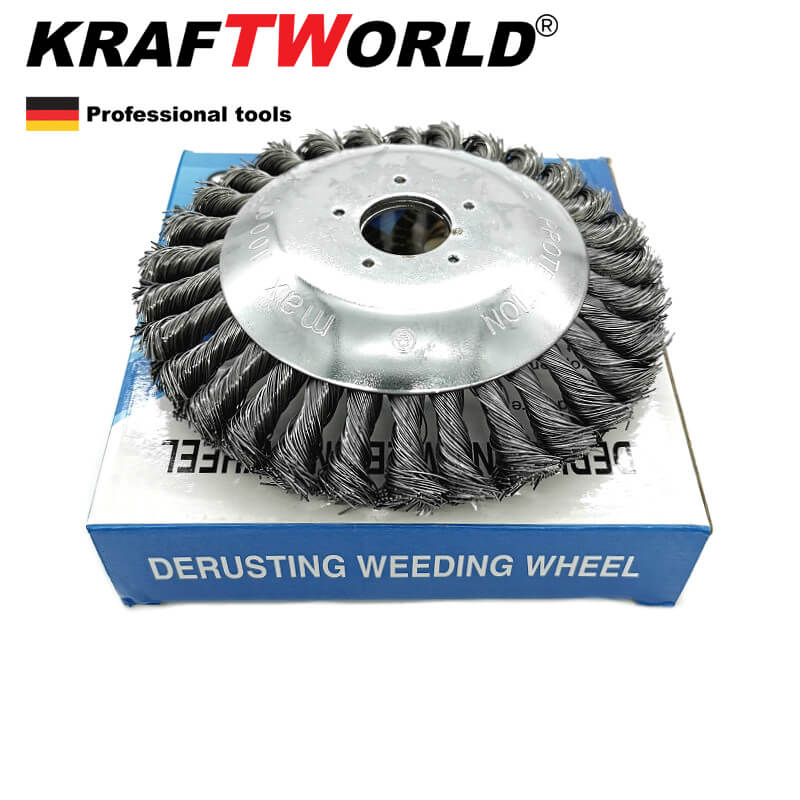 Универсална Телена Четка KraftWorld За Бензинов Тример 6"- 150mm – снимка 6