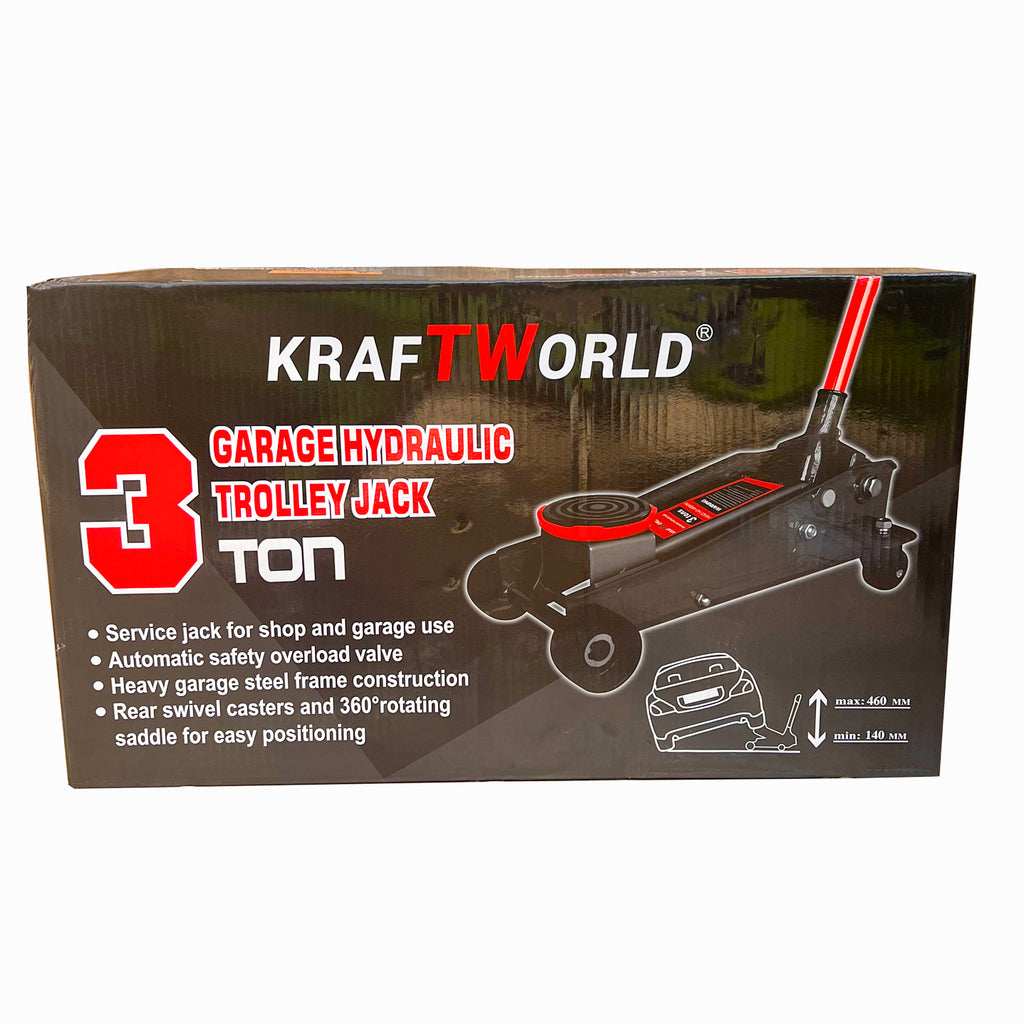 Нископрофилен хидравличен крик тип крокодил KraftWorld 3т 140-460 мм – снимка 8