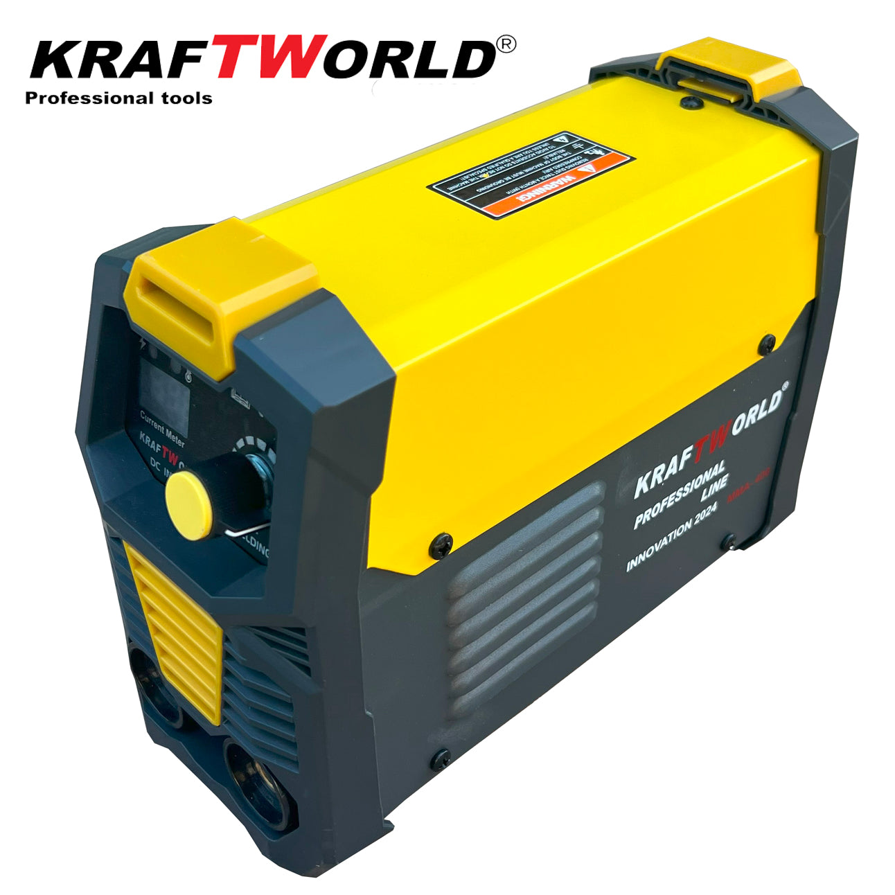 Инверторен Електрожен 400А KraftWorld + Соларна Маска - с Дисплей, Куфар, Кабели, Маска, Чукче – снимка 4