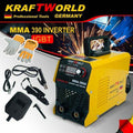 Инверторен Електрожен 390А + Ръкавици и Маска KRAFTWORLD