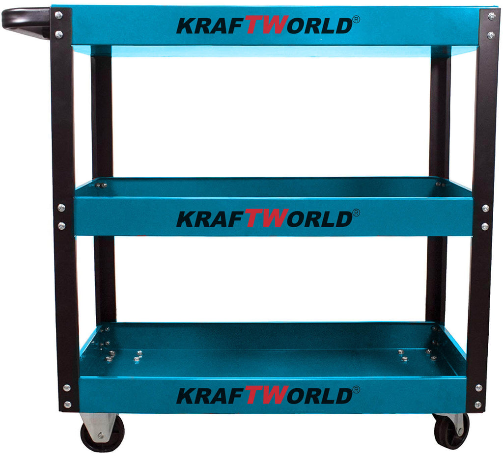 Количка за инструменти KraftWorld с 3 етажерки – снимка 4