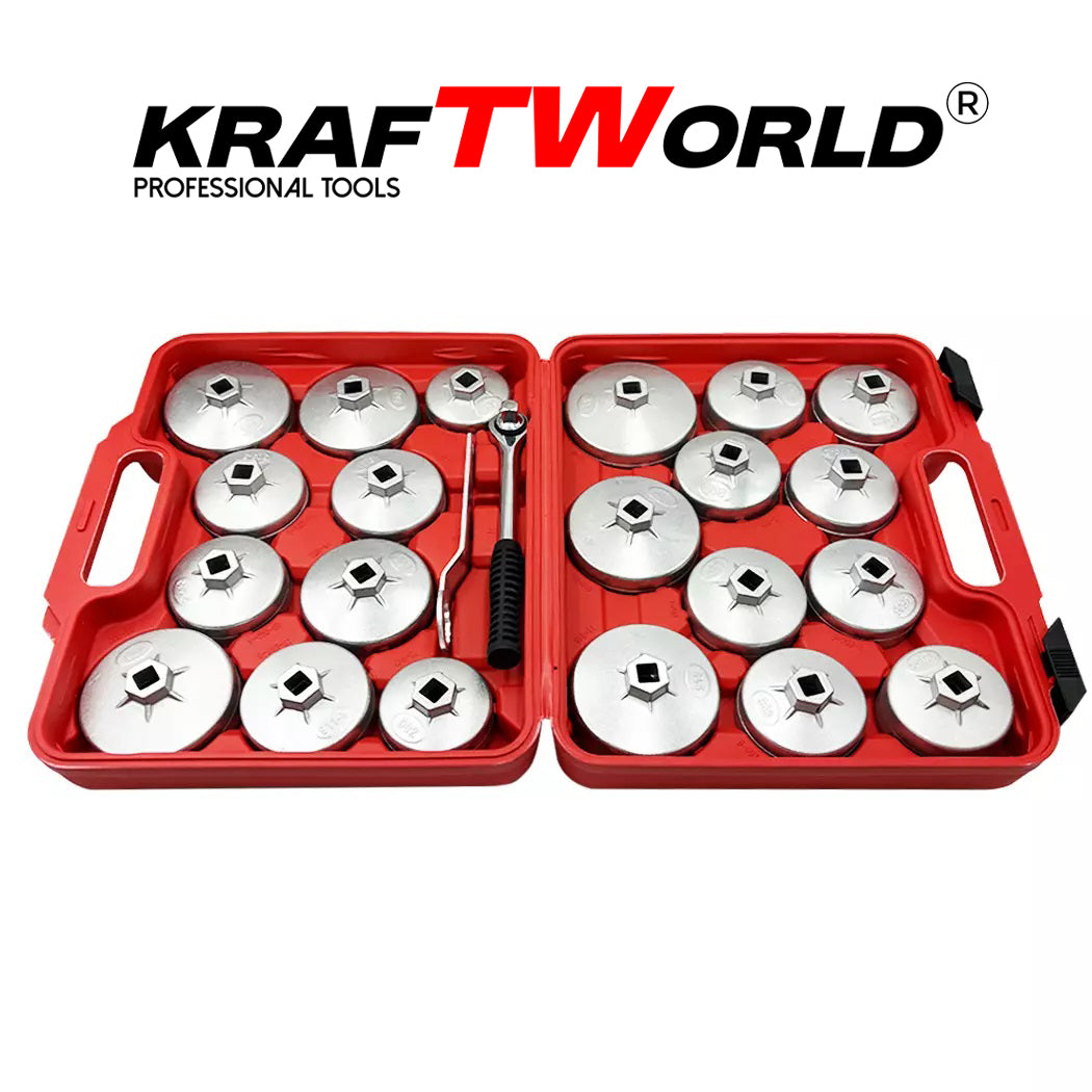Комплект за маслени филтри KRAFTWORLD – 23 алуминиеви части – снимка 2