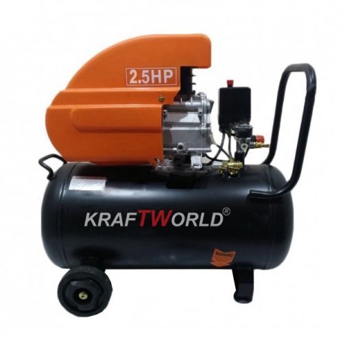 Компресор за въздух 25л. KraftWorld – снимка 2