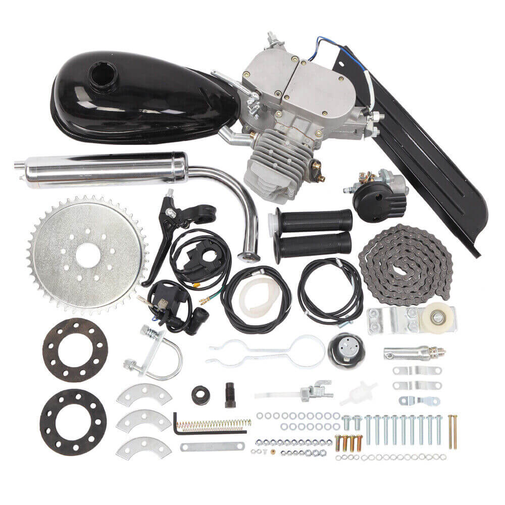 Немски Бензинов двигател за велосипед 80куб. KraftWorld вело мотор – снимка 3