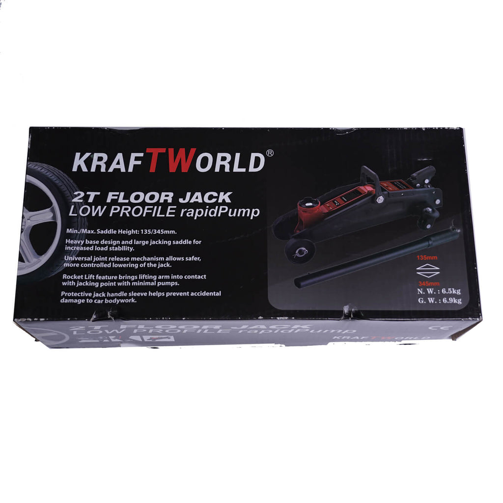 Нископрофилен Хидравличен Крик 2т. KRAFT WORLD – снимка 6