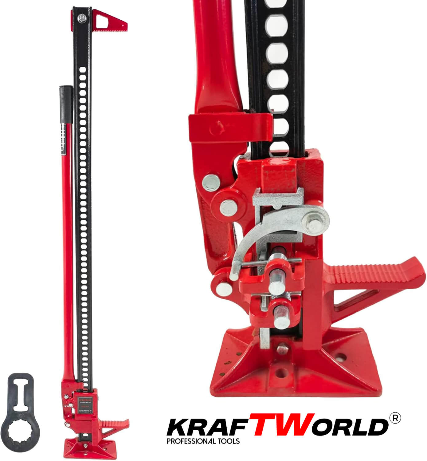 KraftWorld Pro – Универсален крик 60″ с товароносимост 3 тона – снимка 4
