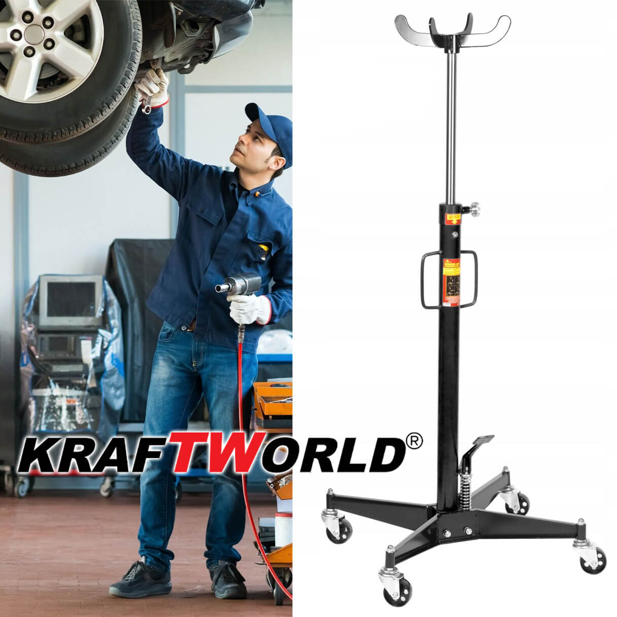 Немска Крик хидравличен KraftWorld за скоростна кутия 500кг