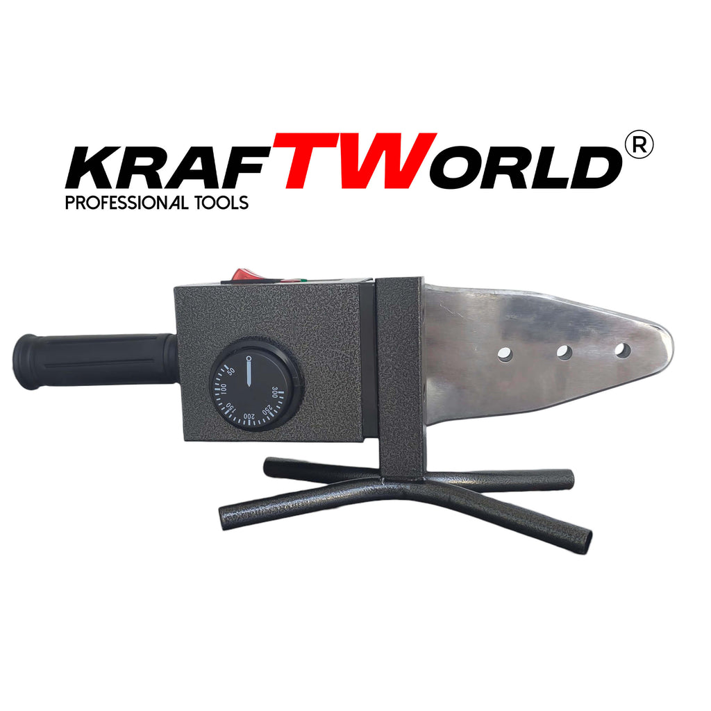 Лепачка KraftWorld 2500W за PPR тръби | Ф20–63 мм + Ножица и аксесоари в метален куфар – снимка 6