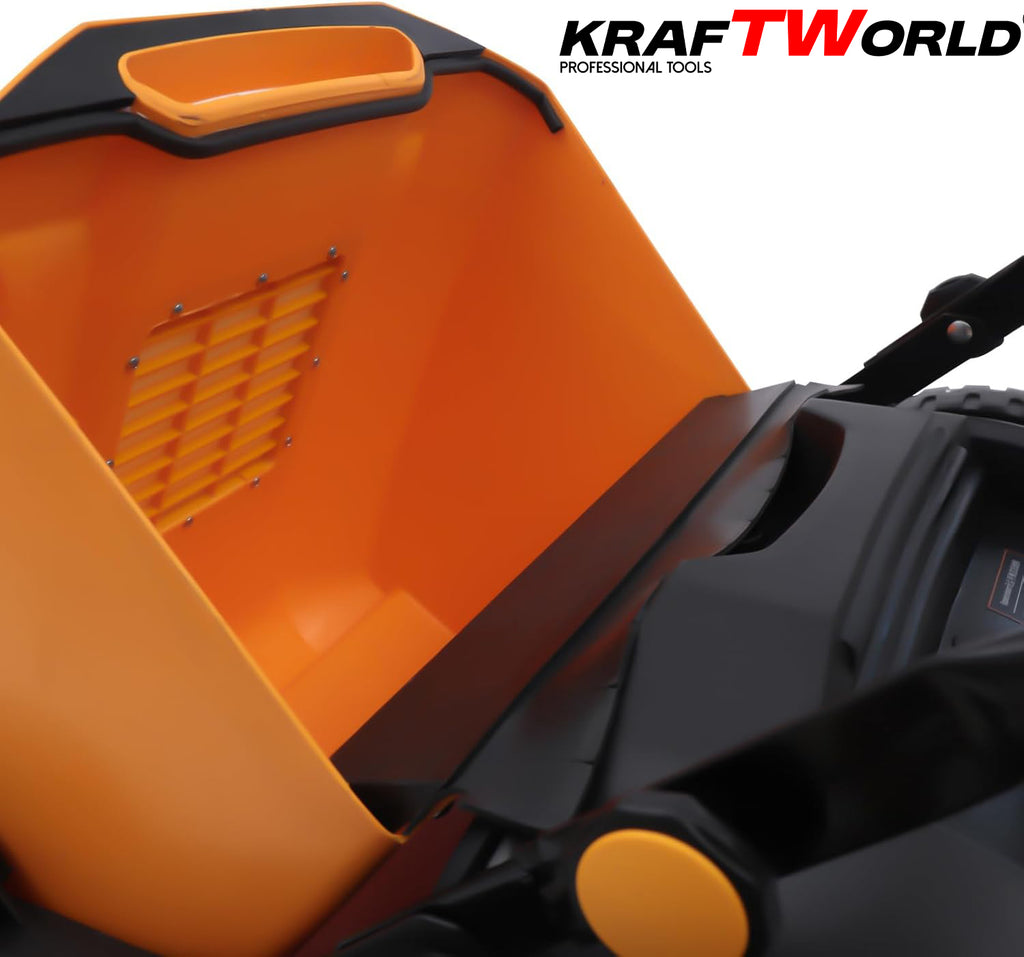 Механична машина за метене KraftWorld с 45л контейнер и 105см ширина – снимка 4