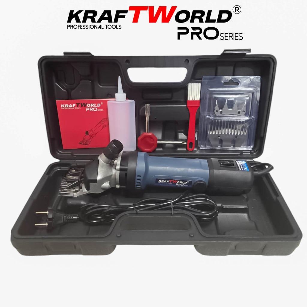 Машина за стригане на овце KraftWorld 1600W – електрическа ножица за животни – снимка 4