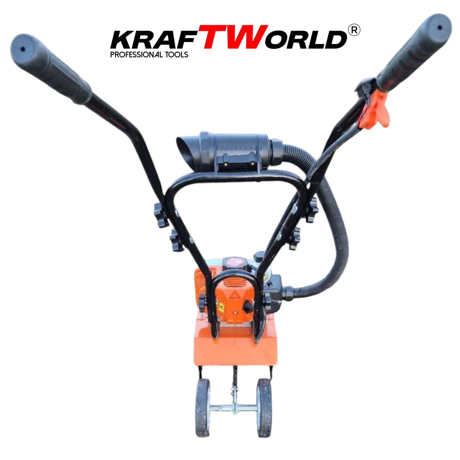 Бензинов Мулти Култиватор KraftWorld – Двутактова Мини Мотофреза – снимка 6