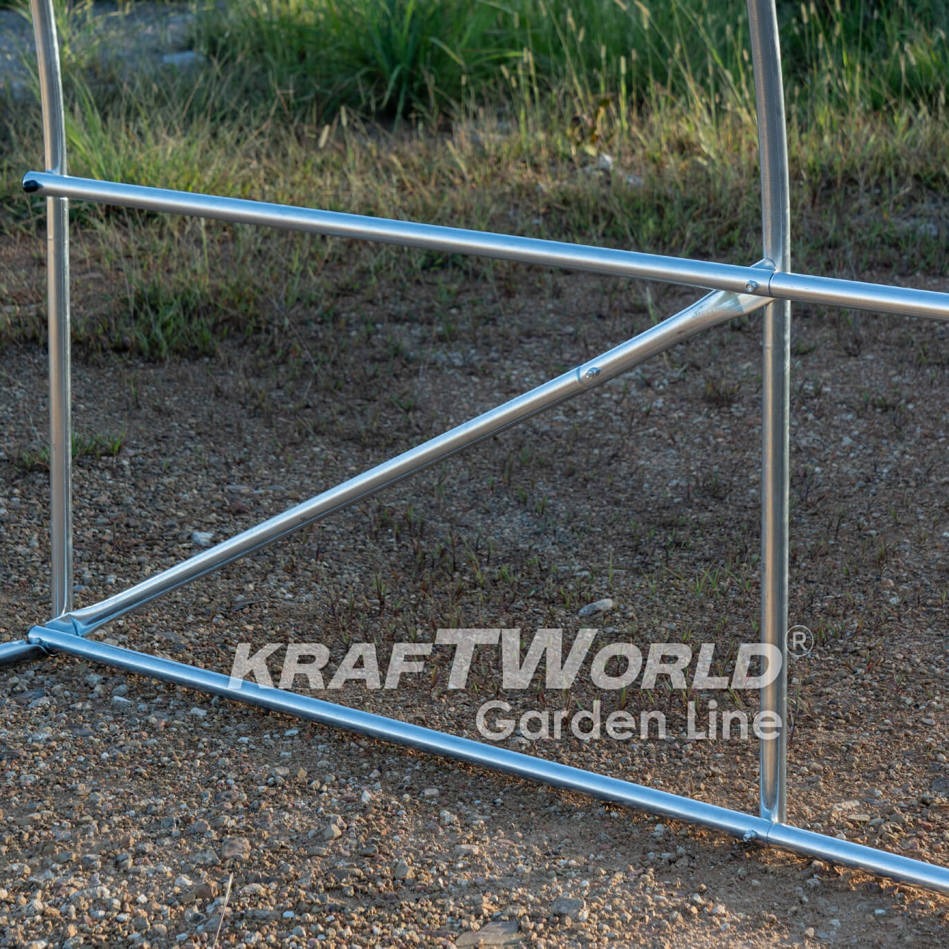 Градинска Тунелна Оранжерия 4 м KraftWorld Garden Line – усилена конструкция и 8 прозореца – снимка 9