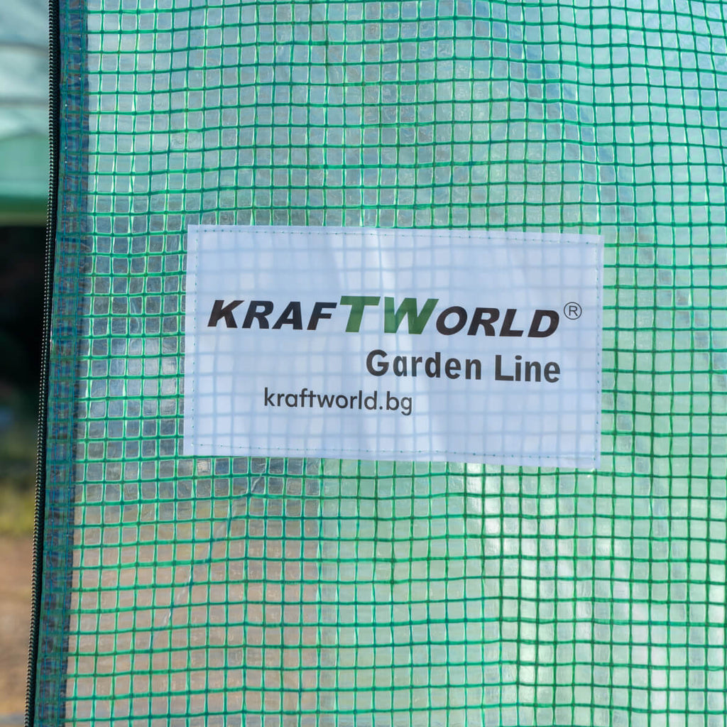 Резервно покривало за оранжерия 6×3×2 м – армирано UV4, KraftWorld Garden Line – снимка 5