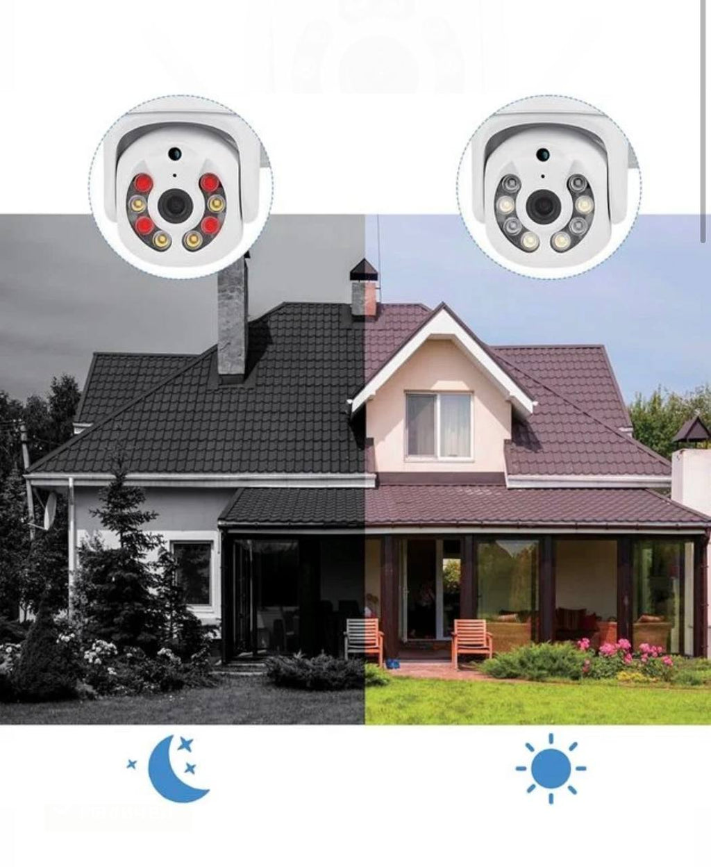 HD WiFi камера за наблюдение на открито – снимка 3