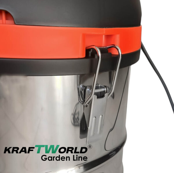 Строителна Прахосмукачка Kraftworld 30L – За Сухо и Мокро Почистване + Функция Издухване – снимка 3