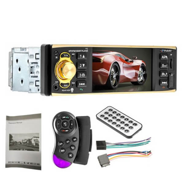 Авто Плеър MP5 ,1DIN, Дисплей 4 инча, Bluetooth + Дистанционно за Волан 4019B – снимка 4