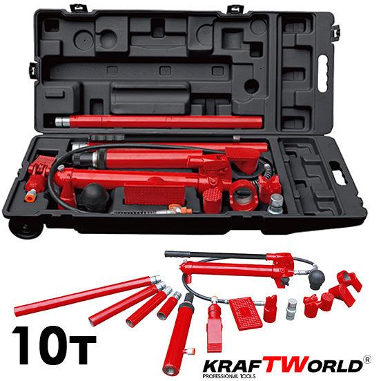 KraftWorld Хидравлична Разпъвачка – 16 Части, 10 Тона – снимка 5