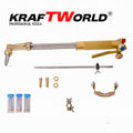Професионален резак за газокислородно рязане – KRAFTWORLD 440мм с пергел и 4 дюзи