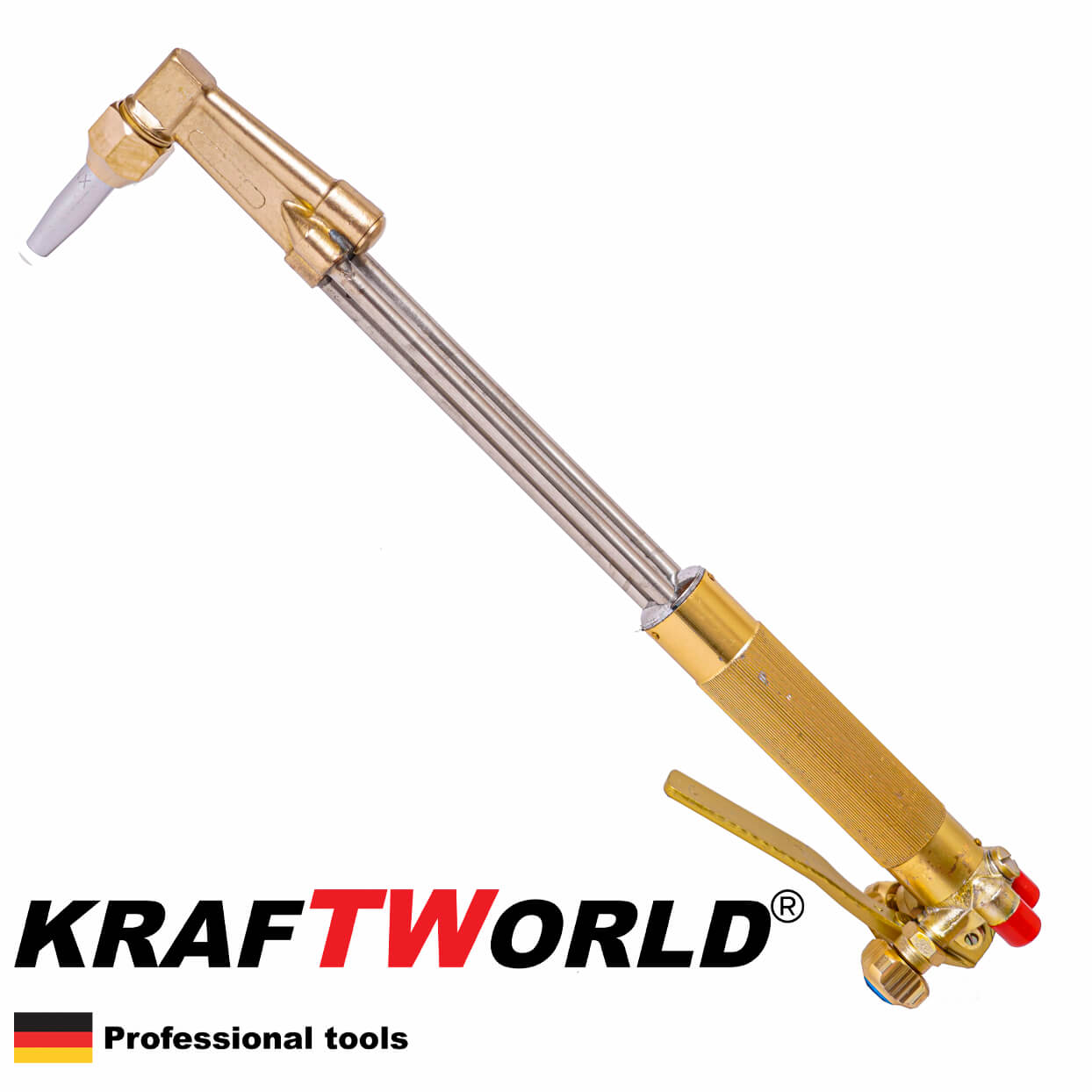Немски Резак за Газокислородно Рязане KraftWorld 440 mm - Газов резак с пергел и 4 дюзи – снимка 2