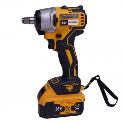 Акумулаторени Ударни Гайковерт и Ъглошлайф KRAFT WORLD 36V, 8Ah – снимка 4