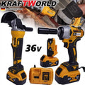 Акумулаторени Ударни Гайковерт и Ъглошлайф KRAFT WORLD 36V, 8Ah