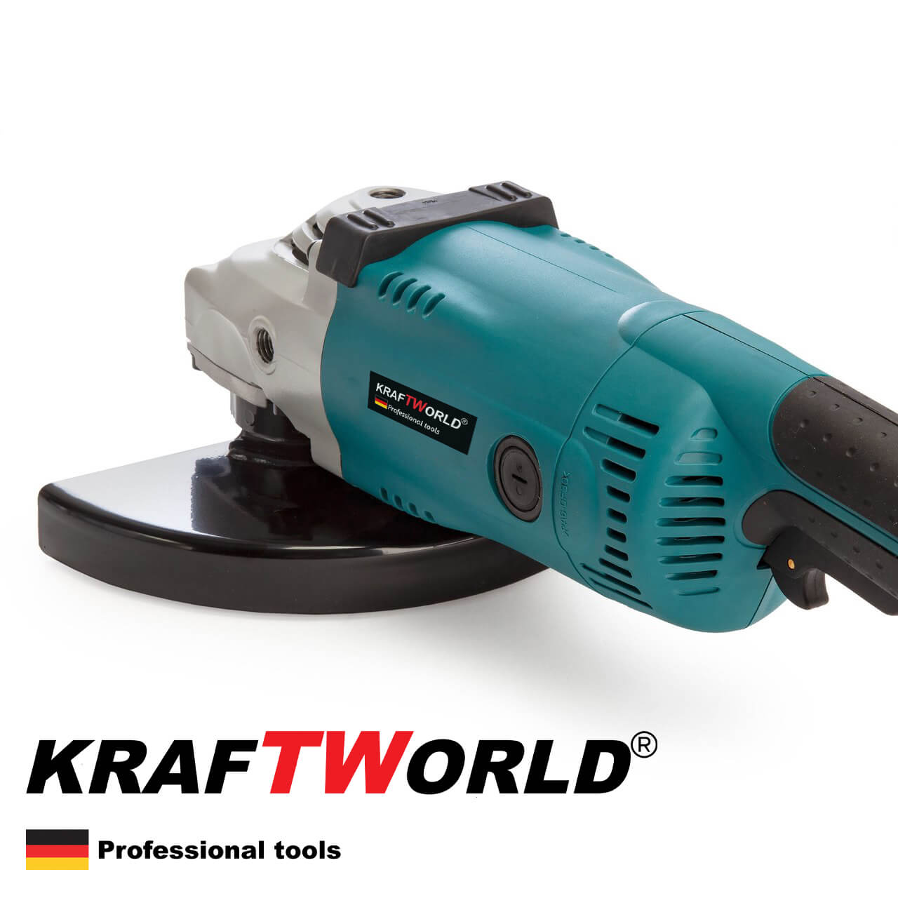 Немски ъглошлайф KraftWorld 3000W Голям шлайф на ток 230мм – снимка 2
