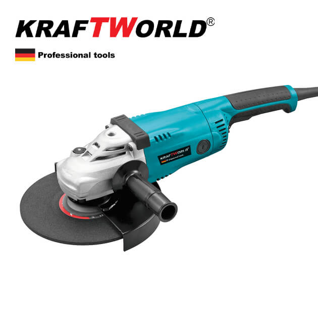 Немски ъглошлайф KraftWorld 3000W Голям шлайф на ток 230мм – снимка 3