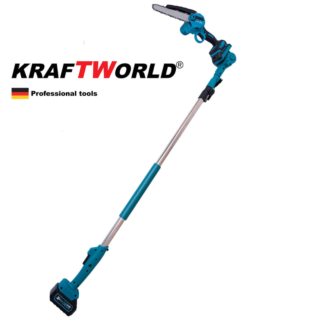 Телескопичен Прът за Акумулаторен Трион за Клони, KraftWorld – снимка 6