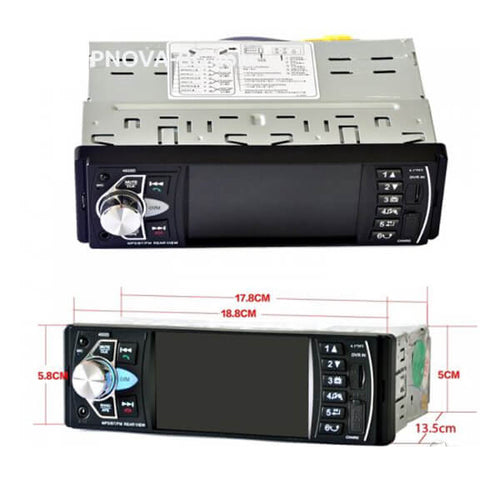 Авто Плеър MP5 4022D, 1DIN, Дисплей 4 инча, Bluetooth + Дистанционно за Волан – снимка 2