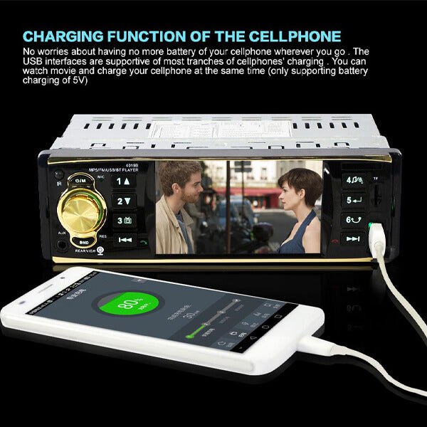 Авто Плеър MP5 ,1DIN, Дисплей 4 инча, Bluetooth + Дистанционно за Волан 4019B – снимка 7