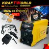Инверторен Електрожен 390А + Ръкавици и Маска KRAFTWORLD 1
